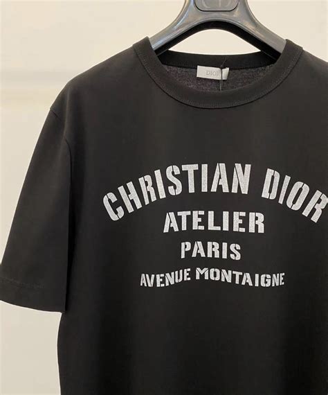 t-shirt christian dior atelier|christian dior tee price.